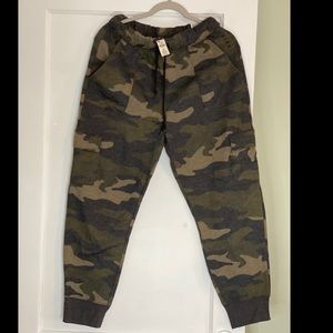 Pink Camo Cargo Joggers